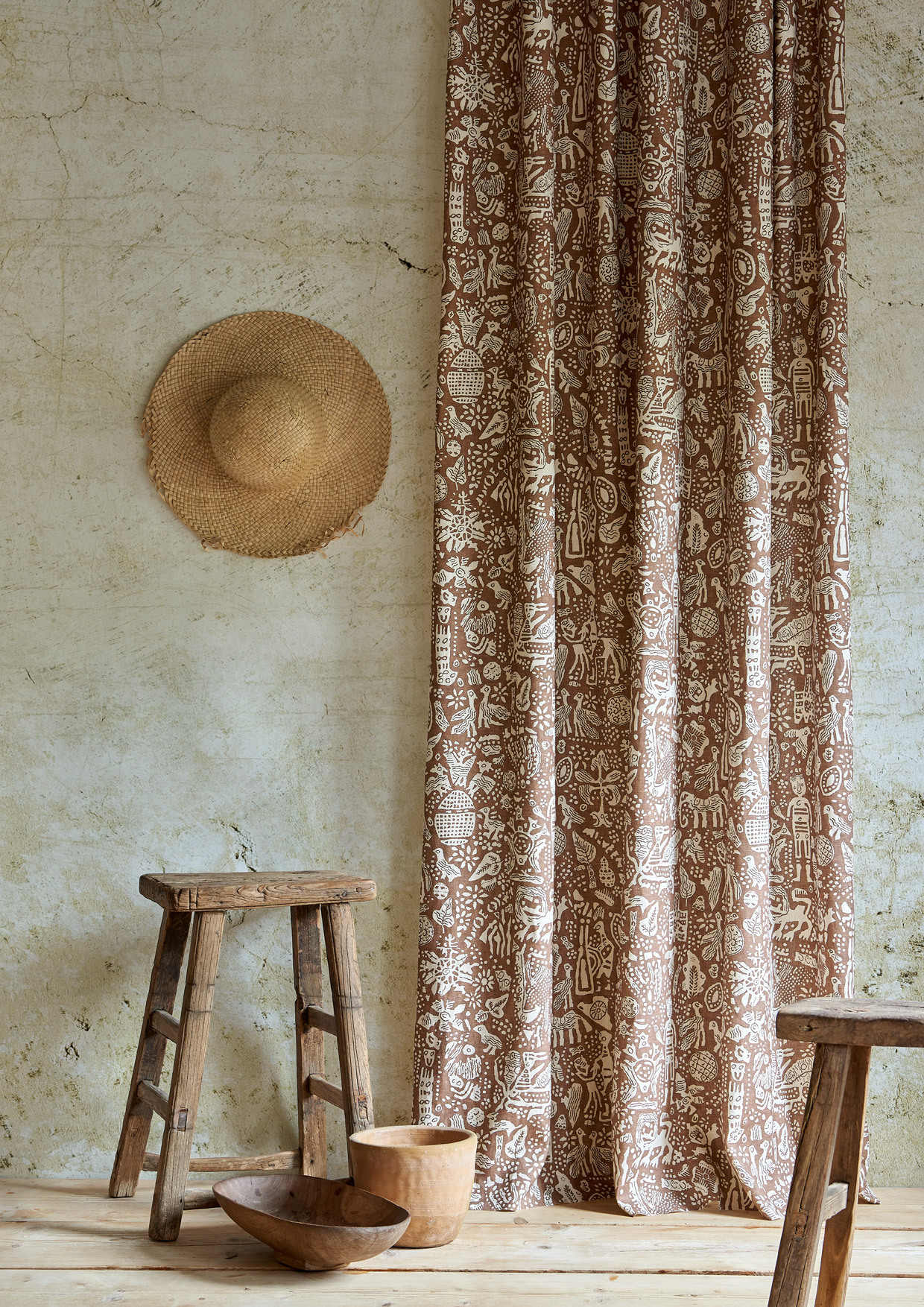 otomi curtain living room lewis and wood